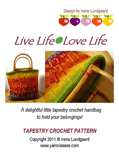 Live Life - Love Life  Handbag