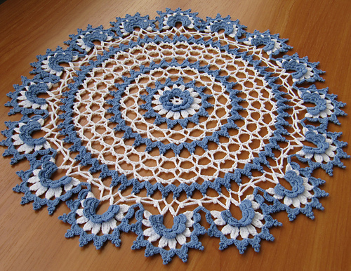 Summer Flowers Doily 