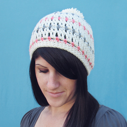 Ravelry Heartbeat Skully Hat pattern by Julie King