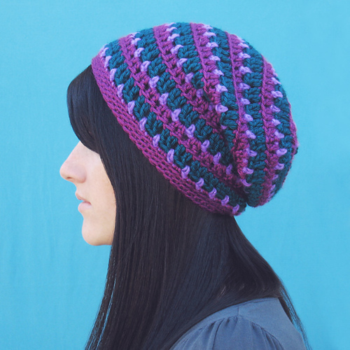Ravelry Heartbeat Skully Hat pattern by Julie King