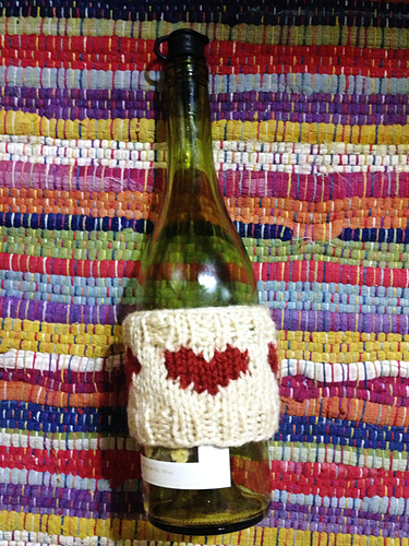 Pour Me Some Love - Wine Bottle Cozy
