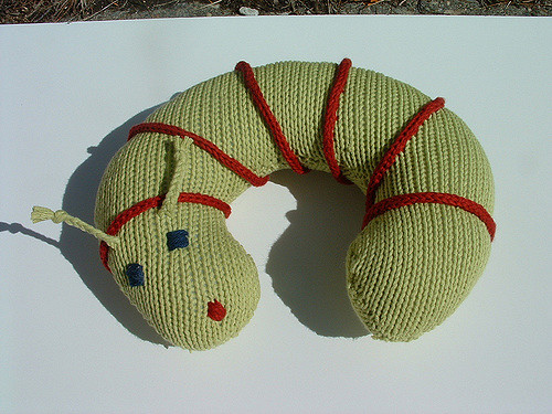 Baby's Buddy Inchworm Pillow