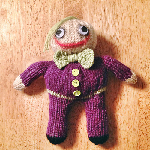 Knit Joker Doll