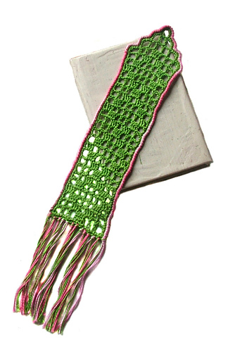 Filet Crochet Book Mark