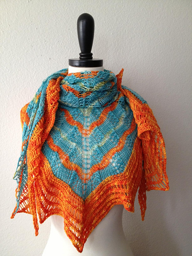 2013 LA Yarn Crawl Shawl