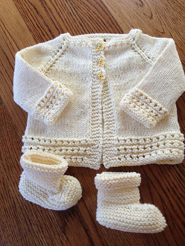 Top Down Baby Jacket