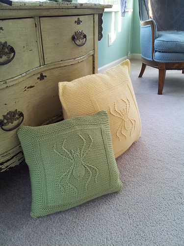 Arachnid Throw Pillow - Halloween Spider