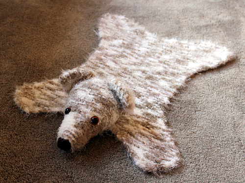 Fuzzy the Small Bearskin Rug photo 3