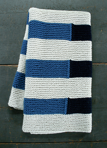 Shadow Stripe Baby Blanket