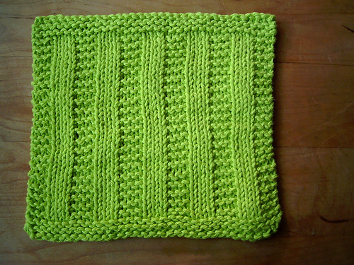 Garter Rib Dishcloth
