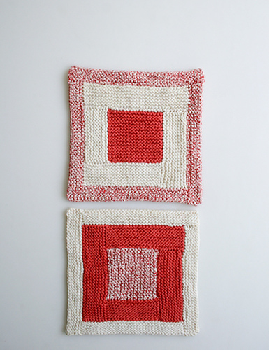 New Log Cabin Washcloths