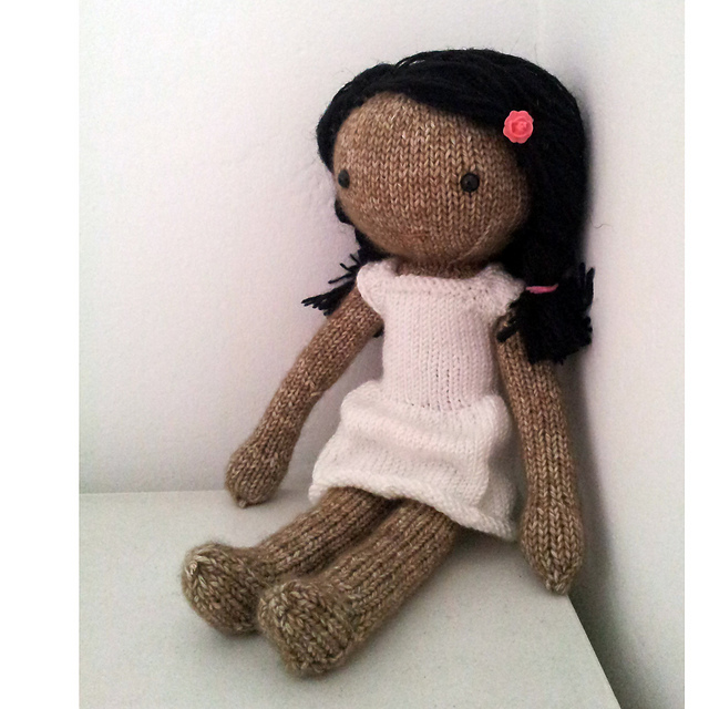 Ravelry Knitted doll pattern by Suzy Wool