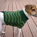Zigzag Dog Sweater pattern 