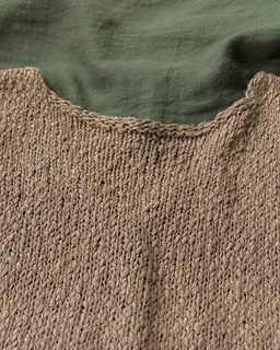 Detail 3: Garter Stitch Back Neck