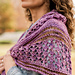 Modified Butterfly Knit Shawl pattern 