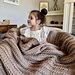 Slip Knit Throw pattern 