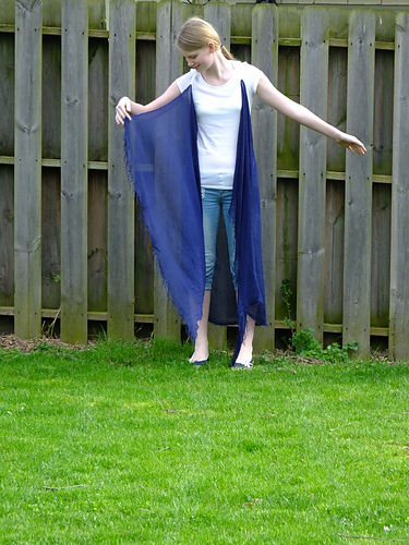 Pineapple Racer Back Scarf Vest photo 2