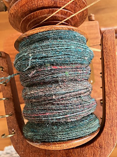 Round two of filling bobbins.