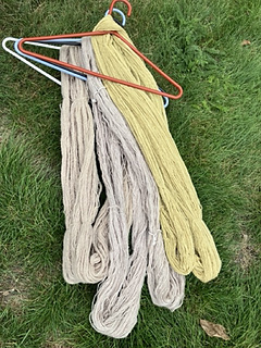 natural dyed colors together--purpleleaf plum and fig