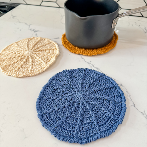 Round Spiral Potholder