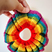 Rainbow Crochet Scrunchie pattern 