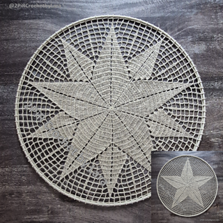 crochet mandala the star