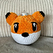 Boule de Noël Renard pattern 