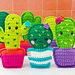 Mini Cactus Trio Kawaii Cuddler® pattern 