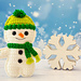 Mini Standing Snowman Kawaii Cuddler® pattern