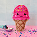 Mini Ice Cream Cone Kawaii Cuddler® pattern 