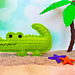 Mini Alligator Kawaii Cuddler® pattern 
