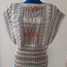 Cable Vest - Sideways Knit pattern