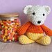Little Candy Corn Bear pattern