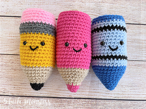 Amigurumi School Supplies