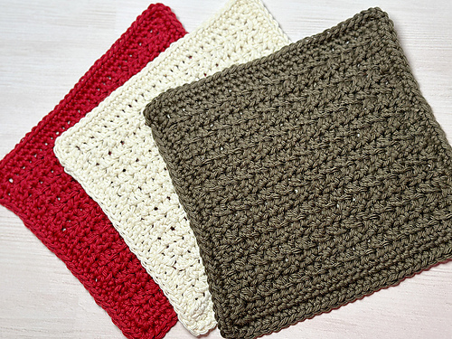 Alternating Loops Dishcloth photo 2