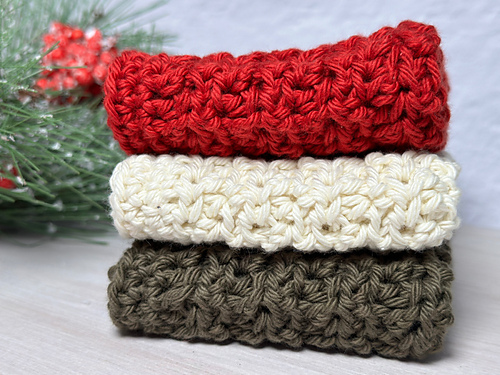 Alternating Loops Dishcloth photo 3