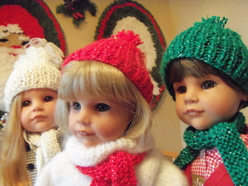 Hat, Scarf to Fit American Girl and Gotz 18 inch Dolls photo 1