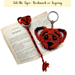 Tate the Tiger: Keyring or Bookmark pattern 