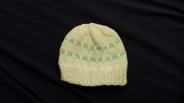 Slip Stitch Preemie Hat