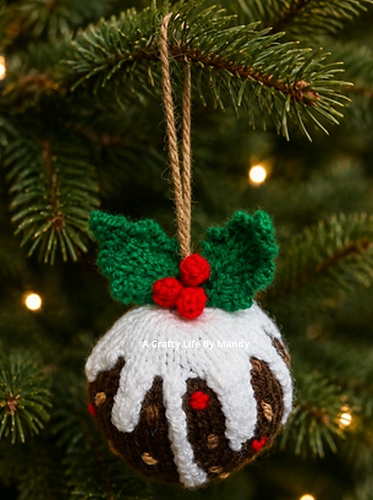 Christmas Pudding Bauble