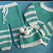 Raglan Top Down Baby Sweater pattern