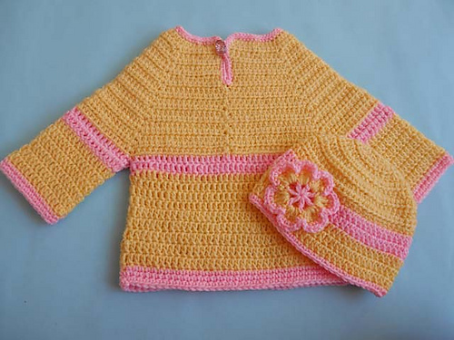 Baby Sweater and Hat photo 1