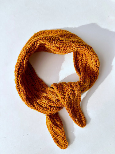 Honeycomb scarf