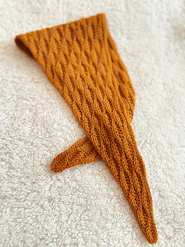 Honeycomb scarf