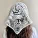 Aura bandana head kerchief pattern 