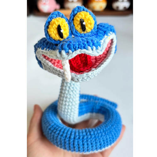 Garry the Goofy Blue Snake