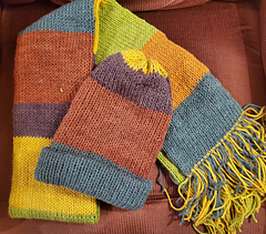 Hat #87, scarf #30