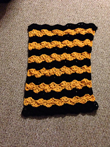 Irish Wave Baby Afghan & Scarf photo 12