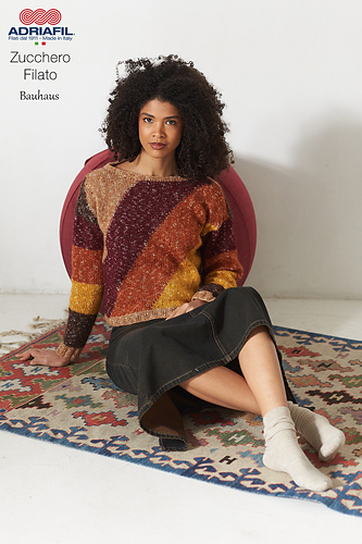 Ravelry: Adriafil Bauhaus pullover pattern by Adriafil Yarn