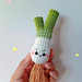 Kawaii Green Onion pattern